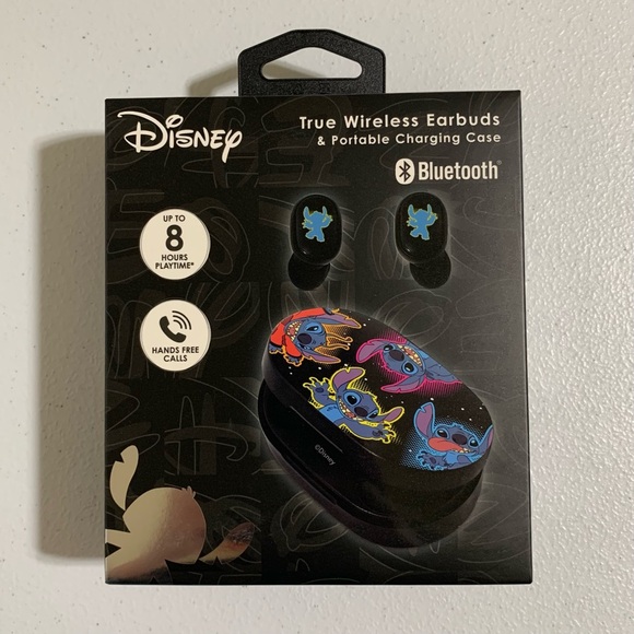 Disney Lilo & Stitch True Wireless Earbuds & Portable Charging Case-New in Box - Picture 10 of 10